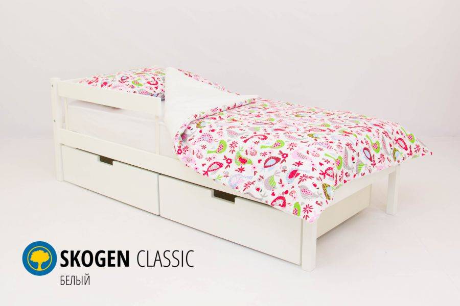 детская кровать skogen classic белый в Ижевске