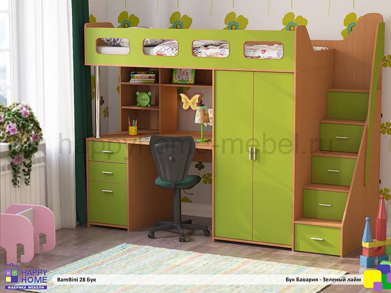 кровать-чердак bambini 28 в Ижевске
