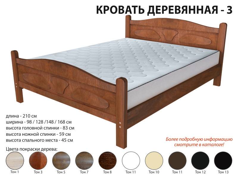 кровать деревянная 3 в Ижевске