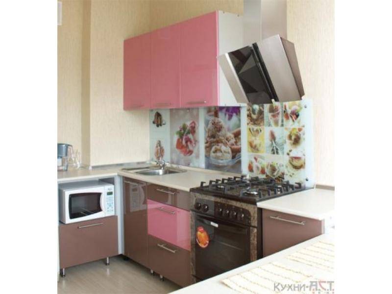 кухонный гарнитур угловой крем-брюле в Ижевске