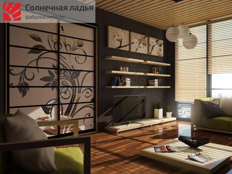 шкаф - купе для гостиной 3 в Ижевске