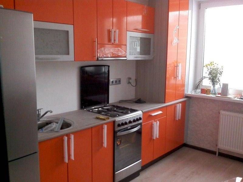 кухня оранжевая мдф в Ижевске
