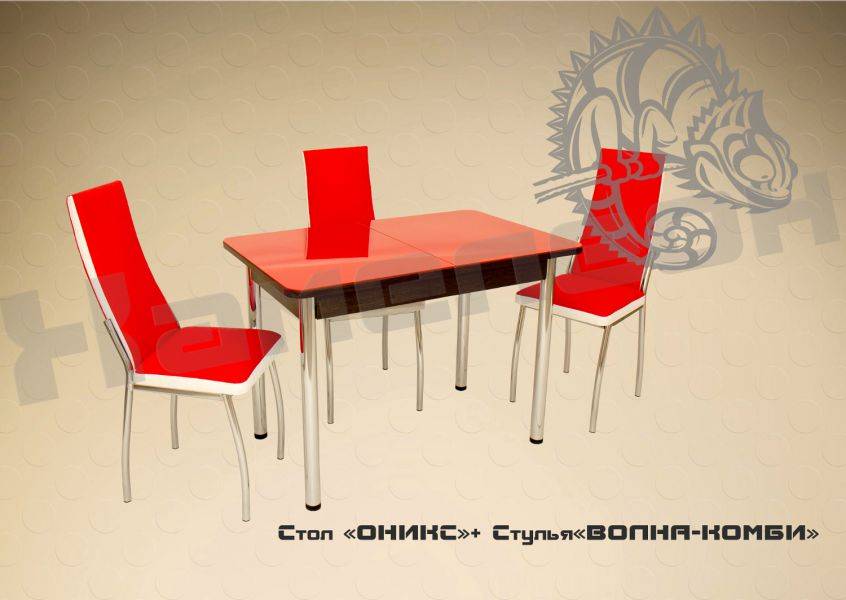 стол оникс + стул волна-комби в Ижевске
