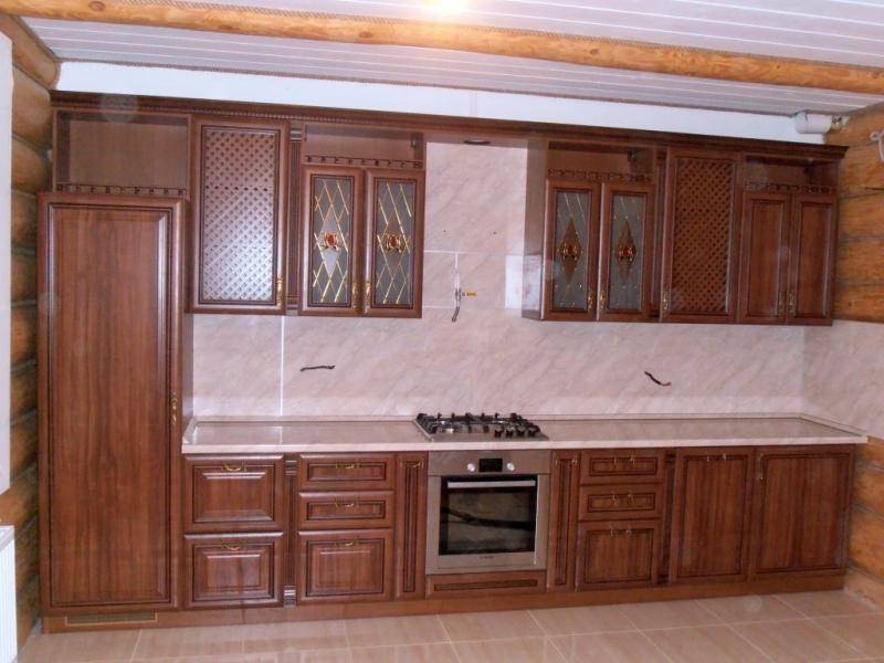 прямая классическая кухня в Ижевске