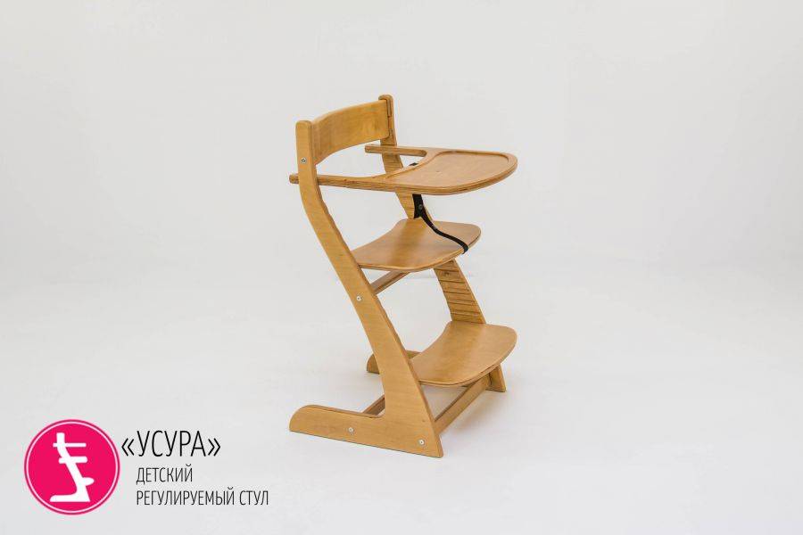 детский растущий регулируемый стул усура древесный в Ижевске