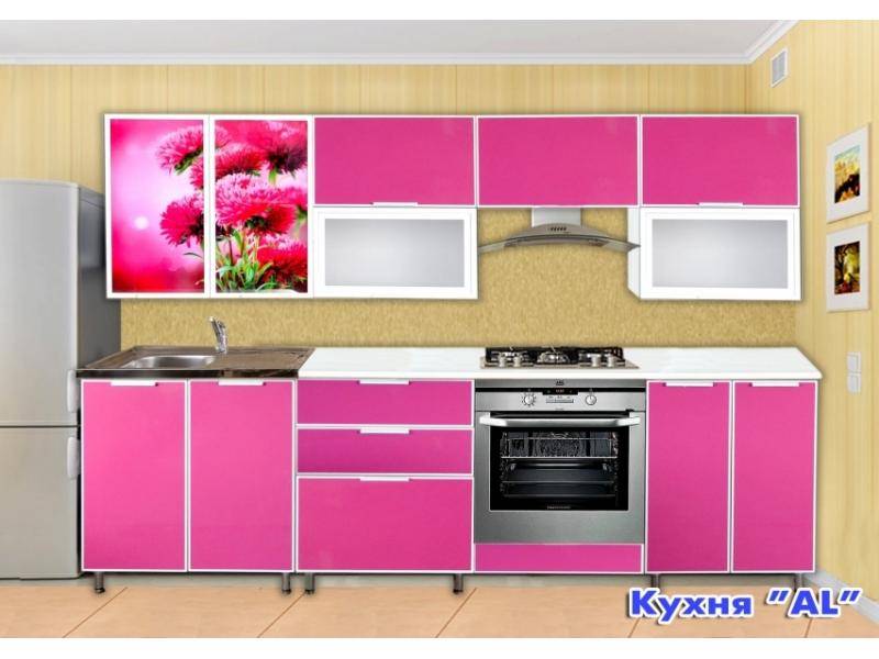 розовый кухонный гарнитур в Ижевске