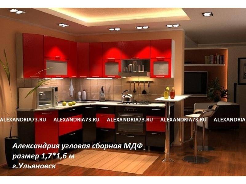 кухонный гарнитур александрия плюс угловая сборная в Ижевске