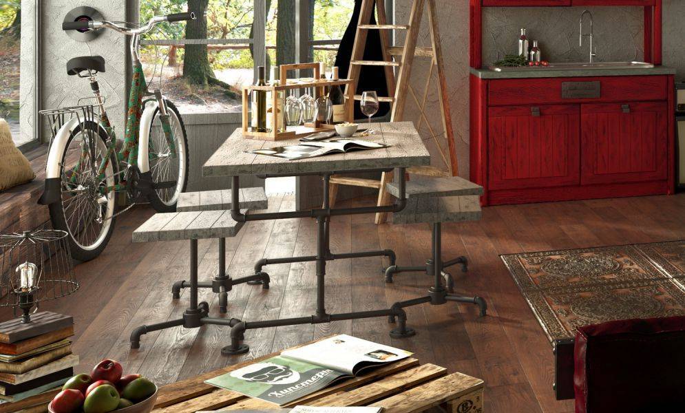столовая группа home collection в стиле loft в Ижевске