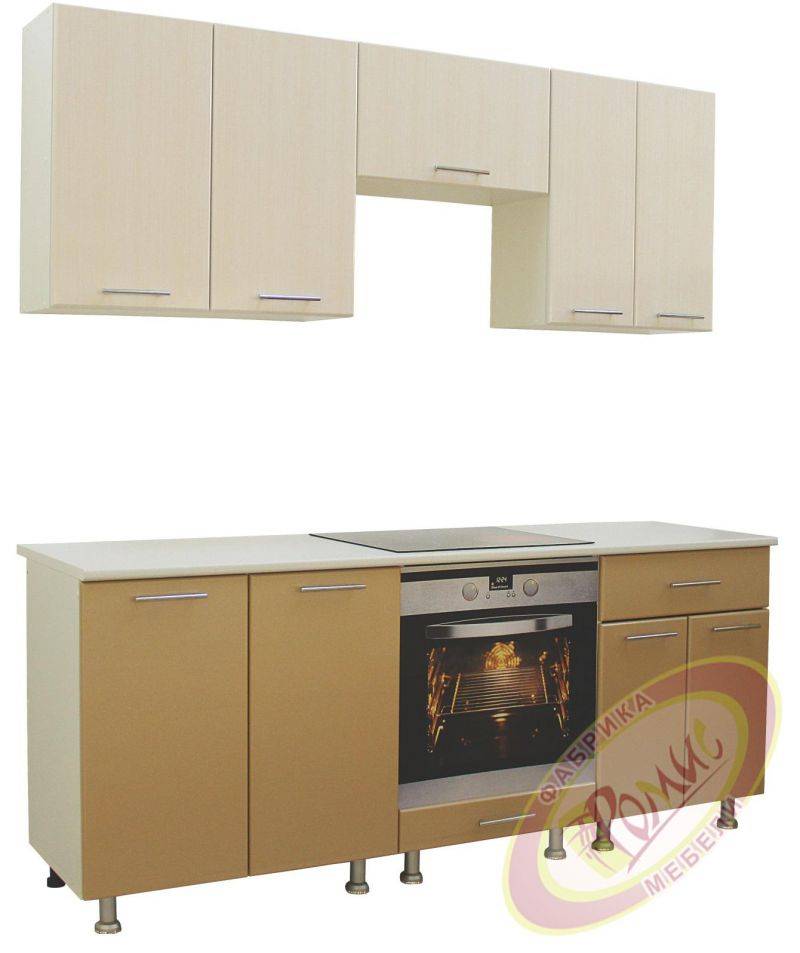 кухня ромис 3 с фасадами из мдф в Ижевске