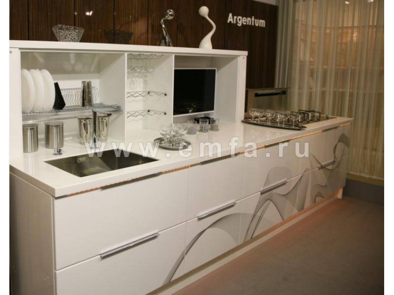 кухонный гарнитур прямой argentum в Ижевске
