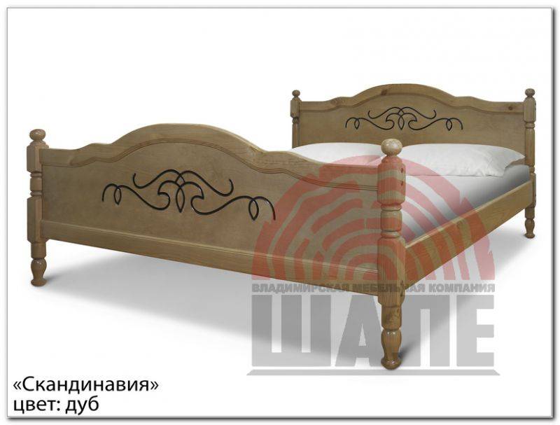двуспальная кровать скандинавия в Ижевске