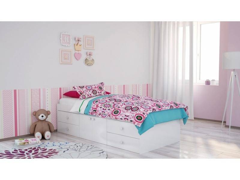 кровать белая polini simple в Ижевске