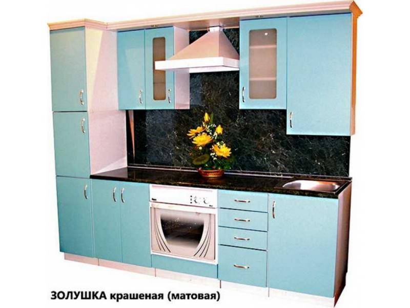 кухня золушка крашеная матовая в Ижевске