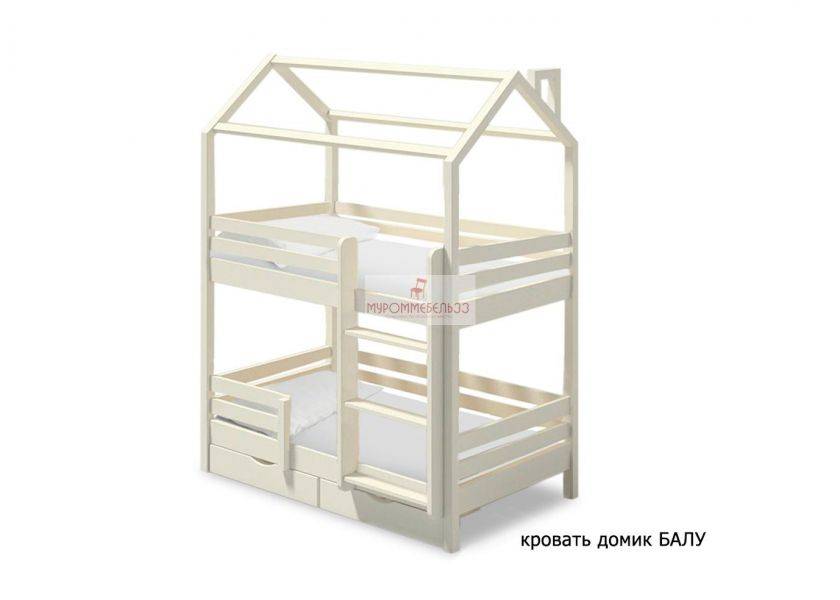 кровать-домик балу два яруса в Ижевске