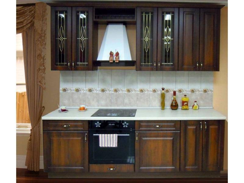 коричневая кухня кантри в Ижевске