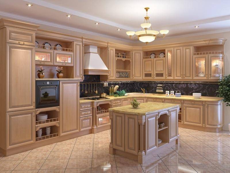 классическая угловая кухня в Ижевске