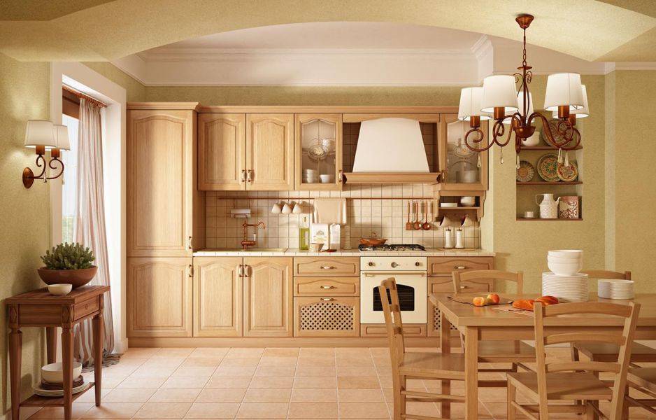кухня с фасадом из массива дуба норма в Ижевске