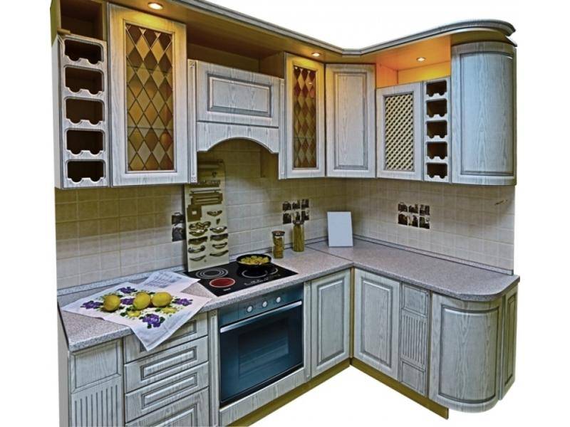 кухня угловая патина серебро в Ижевске