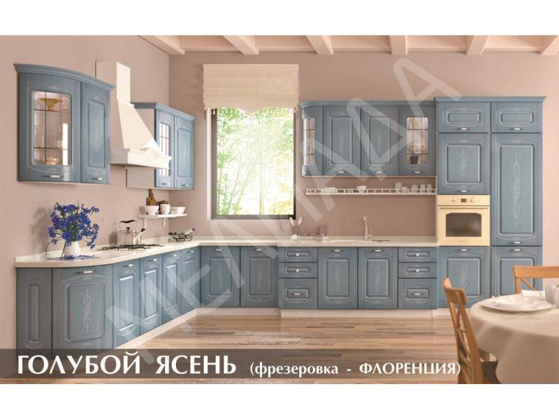 кухня голубой ясень в Ижевске