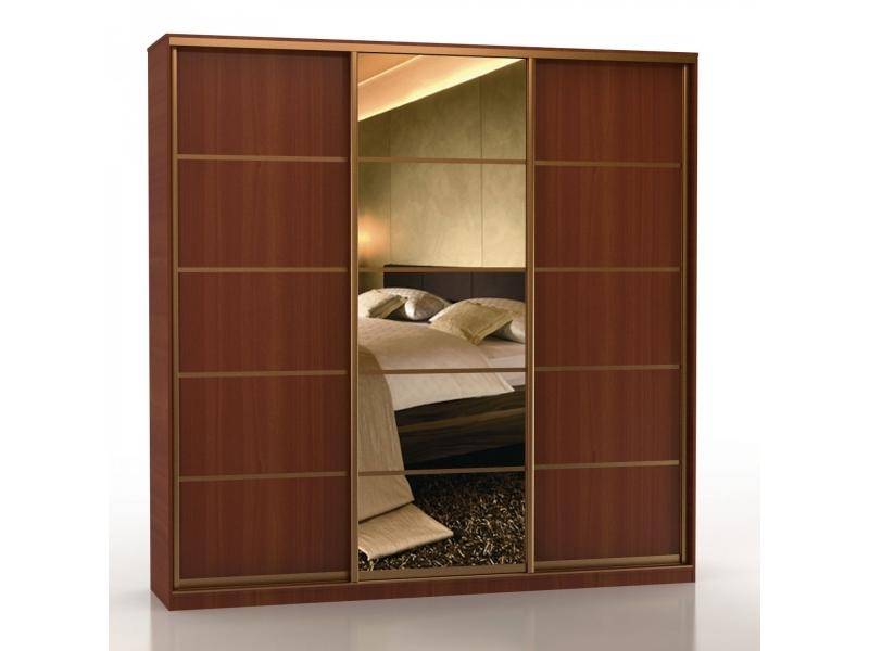 большой шкаф-купе с зеркалом шк-3 20 24 45 06 07 06 в Ижевске