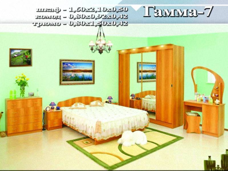 спальный гарнитур «гамма 7» в Ижевске