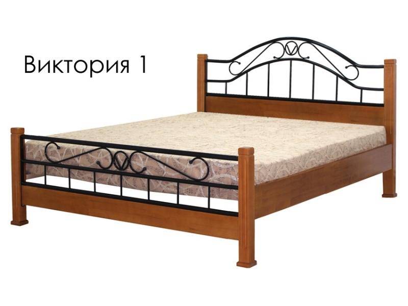 кровать виктория 1из массива сосны с элементами ковки в Ижевске
