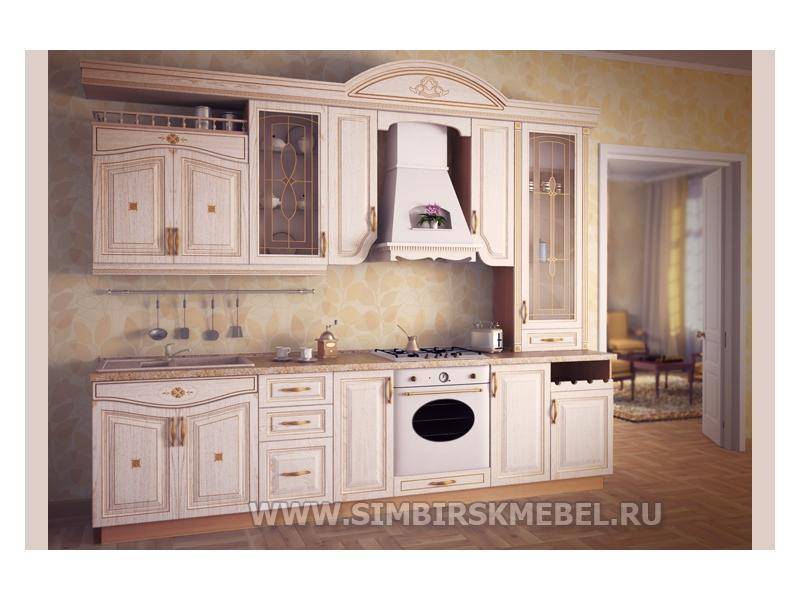 кухонный гарнитур прямой анастасия в Ижевске