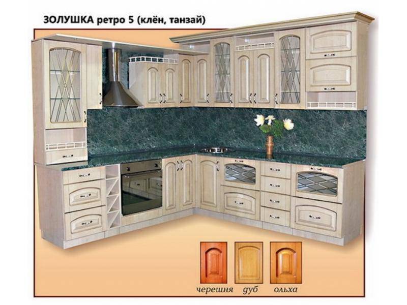 кухня угловая золушка ретро 5 в Ижевске