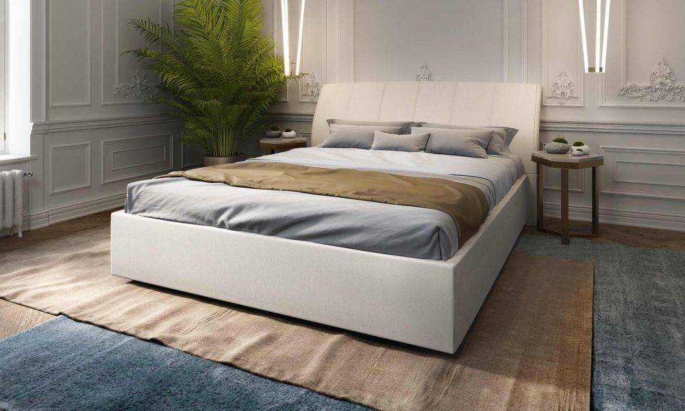 кровать orchidea (орхидея) с изогнутым изголовьем в Ижевске