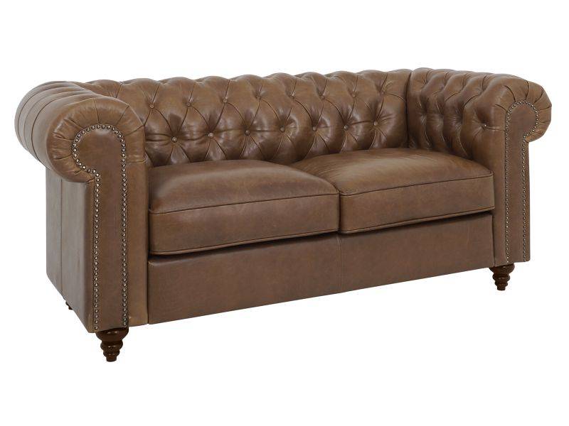 классический кожаный двухместный диван chester classic в Ижевске