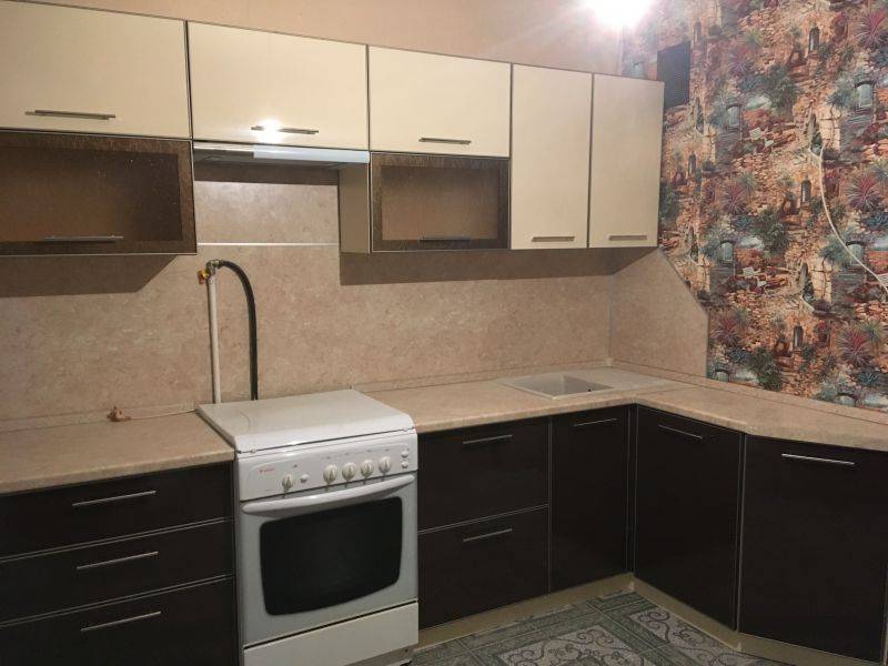 кухня пластик беж+шоколад в Ижевске