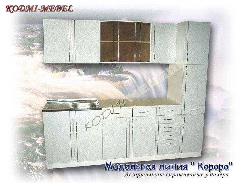 кухонный гарнитур прямой карара в Ижевске