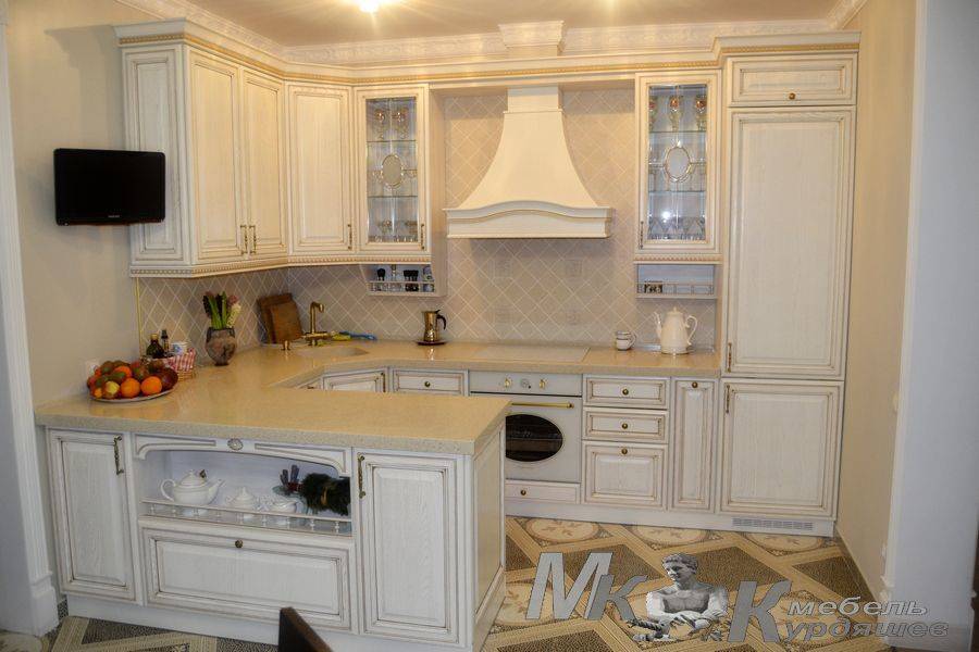 кухня на заказ из массива ясеня в Ижевске