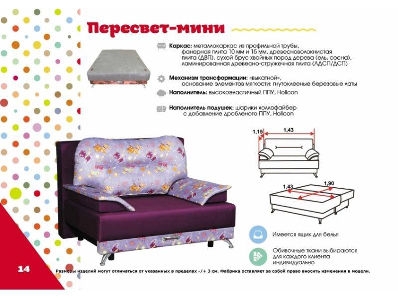 детский диван пересвет-мини в Ижевске