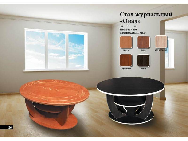 стол журнальный овал в Ижевске