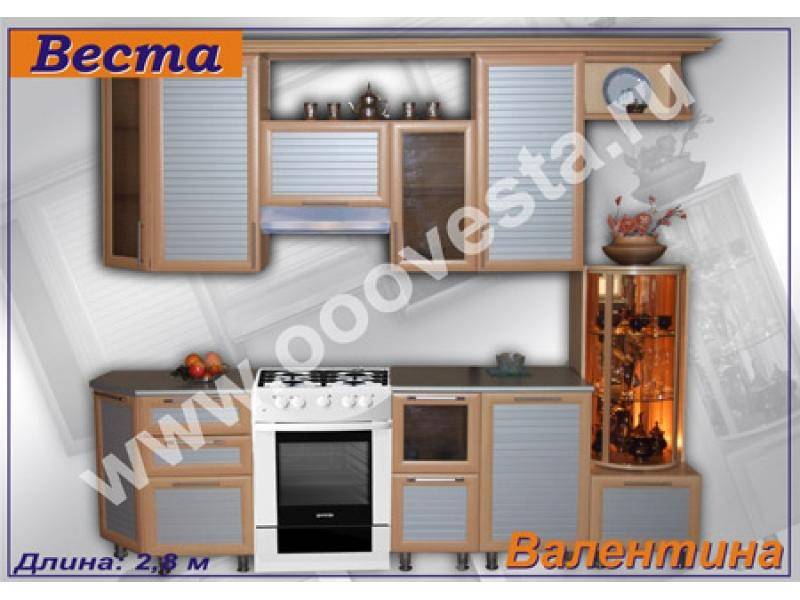 кухонный гарнитур прямой валентина в Ижевске