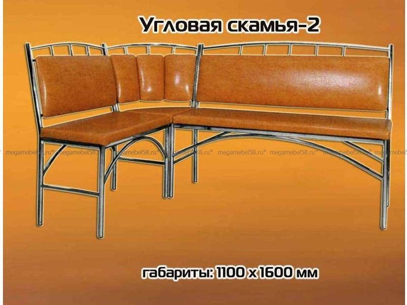 уголок кухонный на хромированном основании №2 в Ижевске