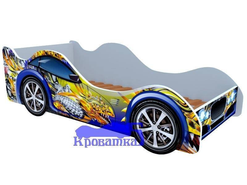 кровать для мальчика синий дракон в Ижевске
