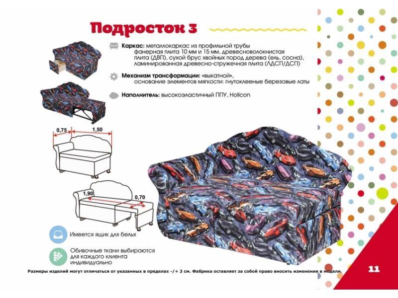 детский диван подросток 3 в Ижевске