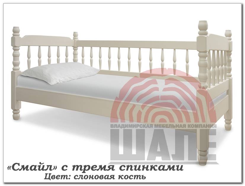 детская кровать смайл массив сосны в Ижевске