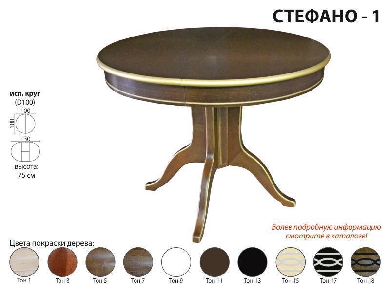 круглый обеденный стол стефано к в Ижевске
