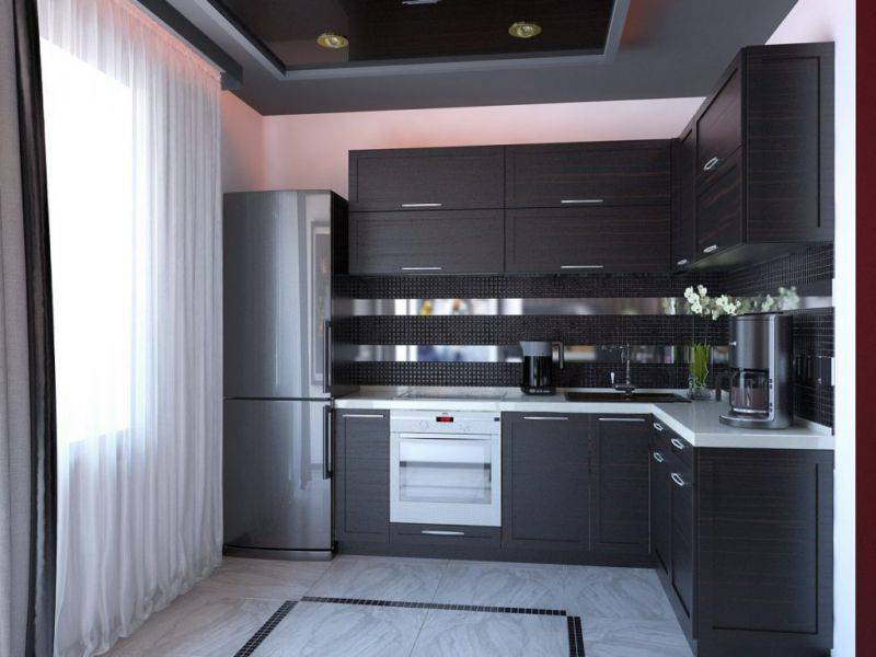 стильная угловая кухня в Ижевске