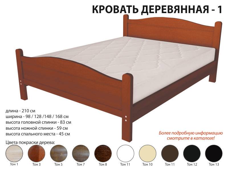 кровать деревянная 1 в Ижевске