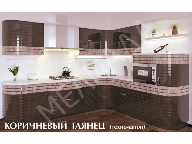 кухня коричневый глянец в Ижевске