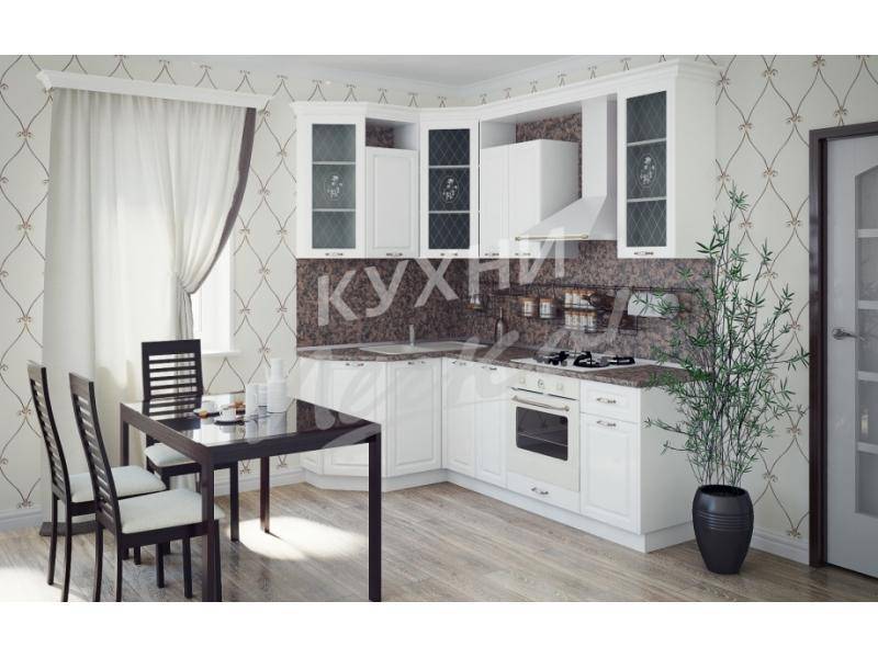 белая угловая кухня в Ижевске