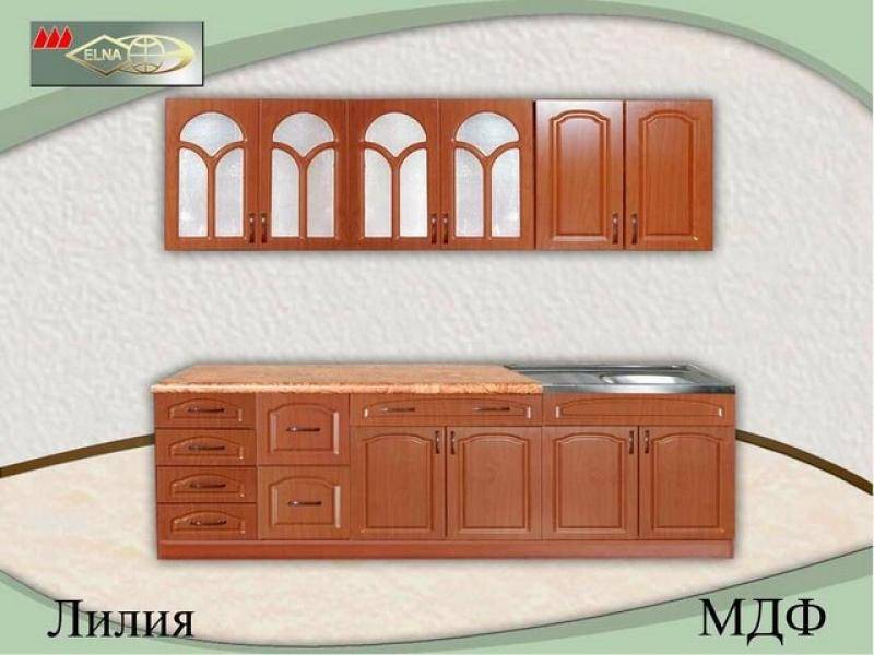кухня прямая лилия (мдф) в Ижевске