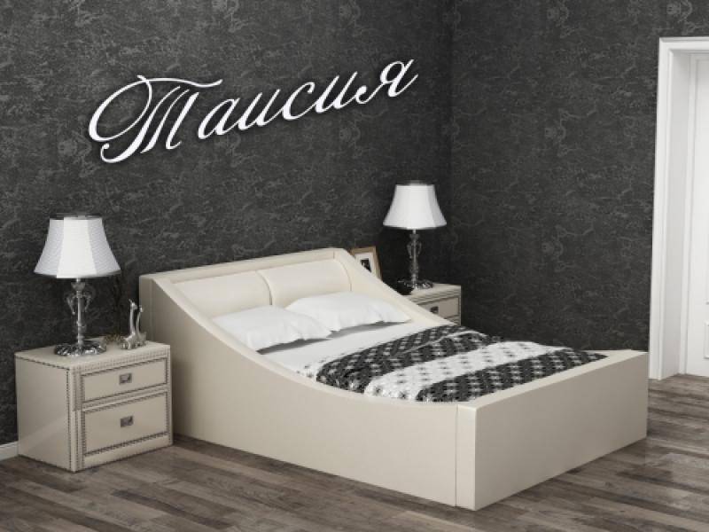 кровать таисия с мягким изголовьем кожа в Ижевске