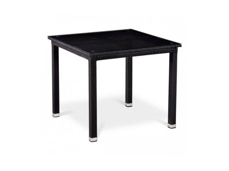 стол из ротанга t246st-90x90 black в Ижевске