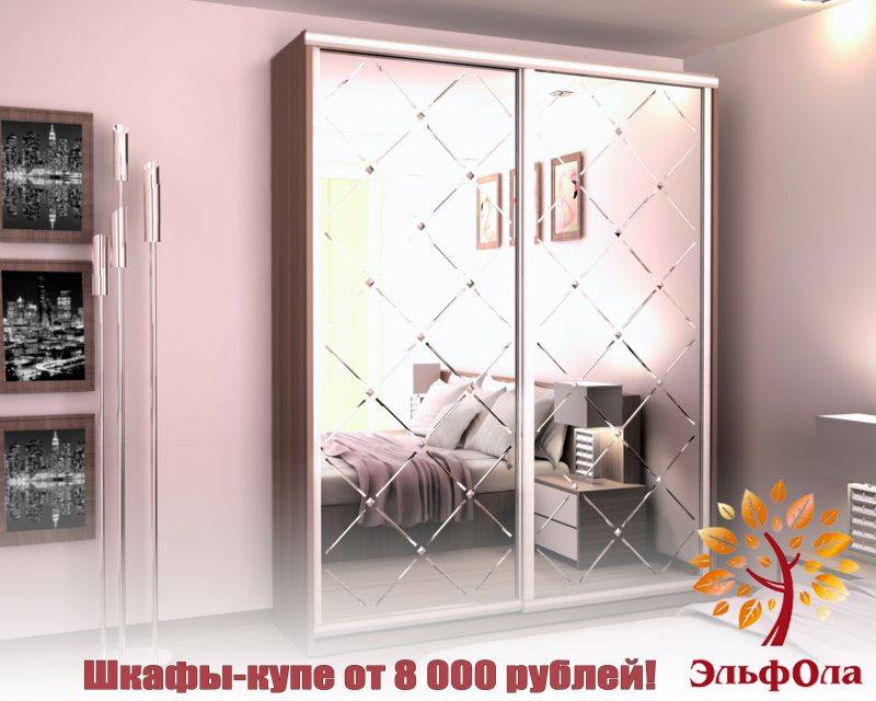 шкаф-купе с зеркалом в Ижевске