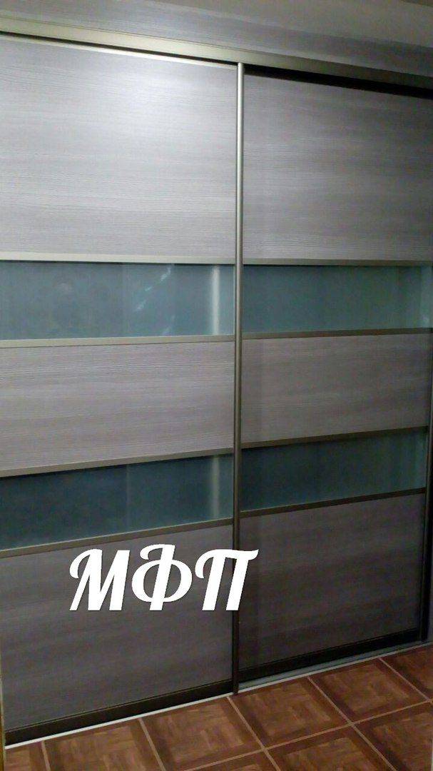 встроенный шкаф-купе с матовыми стеклами в Ижевске